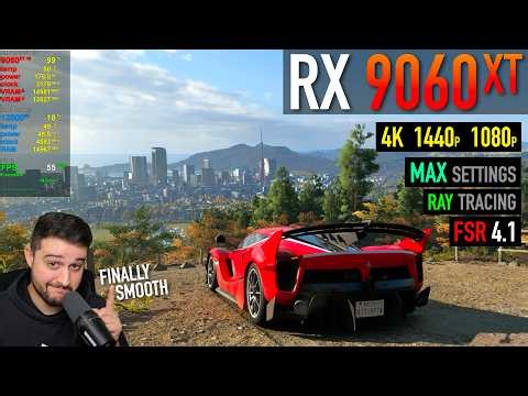 RX 9060 XT - Forza Horizon 6 - No More Stuttering on AMD GPUs!!