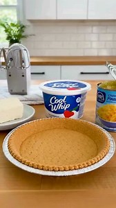 Easy 4-Ingredient Pineapple Fluff Cool Whip Swirl Pie Sunshine Pineapple Fluff Cool Whip Cloud Pie Ingredients: 1 prepared graham cracker crust (9-inch) 1 package cream cheese, softened (8 oz) | Easy Recipes