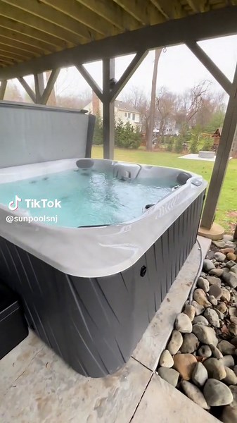The great J245 from Jacuzzi #jacuzzi #jacuzzitub #sunpoolsnj #relax #health #jacuzzjhottub #tiktok #follow