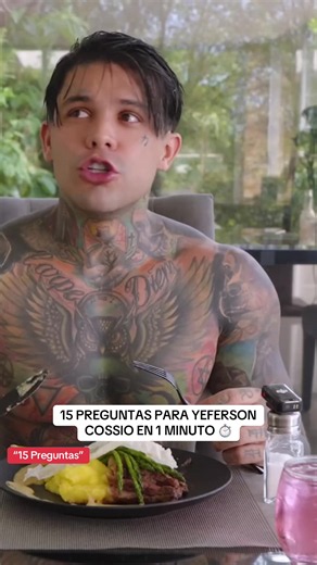 15 preguntas para Yeferson Cossio en 1 minuto