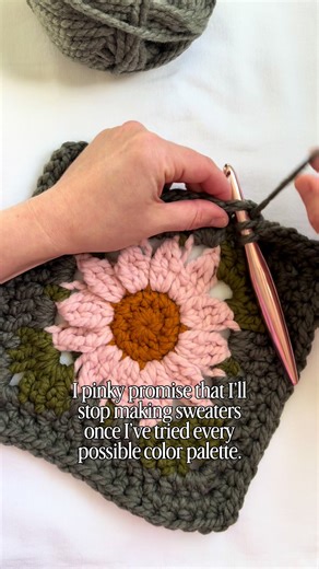 Which might also be never 😉 What colors should I try next? I know I want to make myself a Christmas-y cardigan this year, and possibly a longer cardigan for fall, too. I teach how to make my cardigans in my Mix & Match Cardigans Course! My course has two flower patterns, 3 layouts, 3 seaming methods, 3 ribbing methods, 10 example cardigans, and explanation of sizing from baby to 5X - literally everything you need in one place to crochet a wide variety of floral cardigans 😍 Spend a few weeks ma