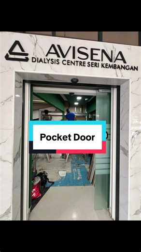 Installation pocket type automatic sliding door system at Avisena Hospital SK.#automatic #hospital #slidingdoor #entrance #autodoor