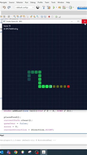 This Snake Game Plays Itself #shorts