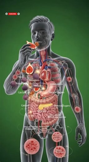 What Happens When You Eat Figs? | Digestion, Heart & Bone Benefits | 3D Animation #guthealth