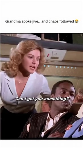Entrepreneur | Startup | Business on Instagram: "This moment is from the classic 1980 comedy film Airplane!, specifically the "jive talk" scene. The scene features characters speaking in jive slang, a secret language that emerged from the jazz world. The actors, Al White and Norman Gibbs, prepared these lines for their audition and taught the slang to actress Barbara Billingsley. The film is a parody of disaster films, known for its rapid-fire gags and absurd humor. The line in the image, "Can I