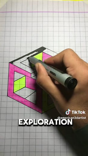 Easy 3D Drawing Tutorial for Beginners