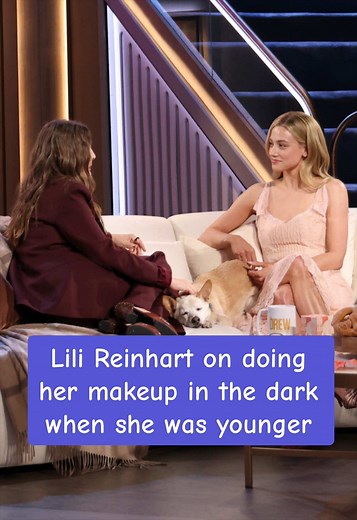 @Personal Day founder @Lili Reinhart on doing her makeup in the dark when she was younger. Link in bio to watch the full interview! #lilireinhart #drewbarrymore #skincare