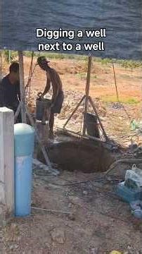 Digging a well next to a well