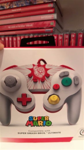 GameCube Controller for Nintendo Switch and Nintendo Switch 2, Mario graphics.