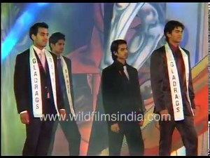 Indian male models strut onto ramp at Mumbai Gladrags fashion show