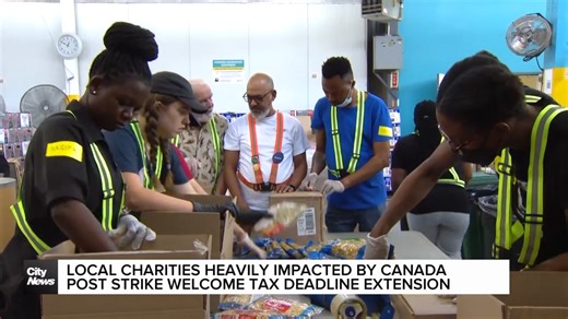 Local charities heavily impacted by Canada Post strike welcome tax deadline extension