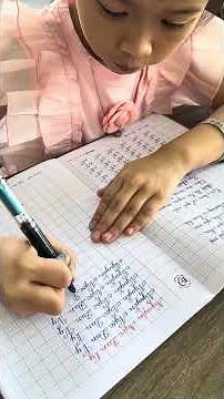 Article for elementary school students practicing beautiful handwriting