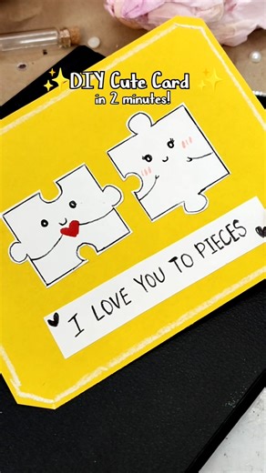 Easy Card Idea 🎀#diy #art #gift #cardmaking #ytshorts #shorts #youtubeshorts #cards #love #cute