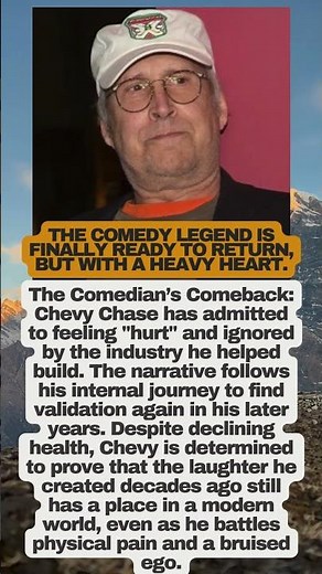 CHEVY CHASE: The Legend’s Final Act #ChevyChase #SNL #comedy