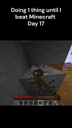 This Minecraft Restriction Challenge Is INSANE #minecraft #shorts #challenge