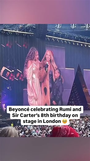 REVOLT | Happy Birthday to music royalty 👑🎂 #Beyonce and #JayZ’s twins just turned 8 years old and Queen Bey had a whole stadium celebrating 🥹 | Instagram