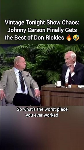 Vintage Tonight Show Chaos: Johnny Carson Finally Gets the Best of Don Rickles 🔥🤣