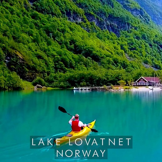 340K views · 3.7K shares | This glacier fed lake in Norway is breathtaking   Aerial Norway | UNILAD Adventure | Facebook