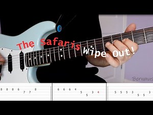 Wipe Out The Surfaris Guitar cover with tab!