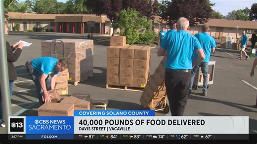 40,000 pounds of food delivered to Solano County families in need