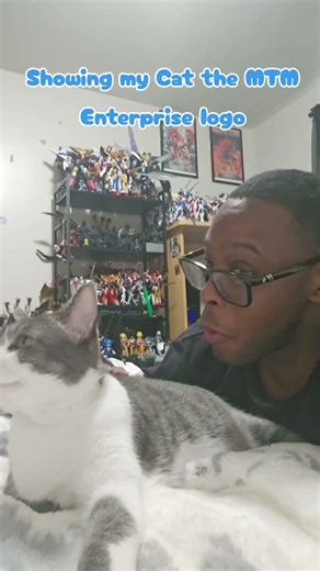 Showing my Cat the MTM Enterprise logo. #familyguy #mtmenterprises