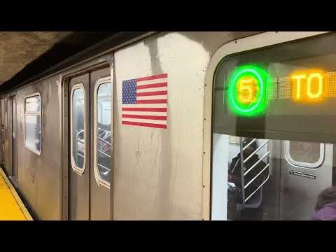 MTA Subway | R142 5 Train Arriving 3rd Avenue East 138th Street
