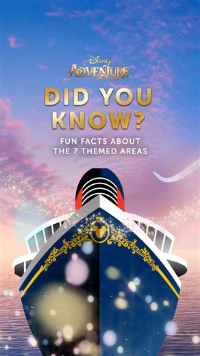 Think you know the Disney Adventure? ✨ Discover fun facts about its 7 themed areas. What are you most looking forward to on board? Let us know in the comments. Book your sailings at https://bit.ly/4ribDmZ #DisneyCruiseAdventure | Disney Cruise Line