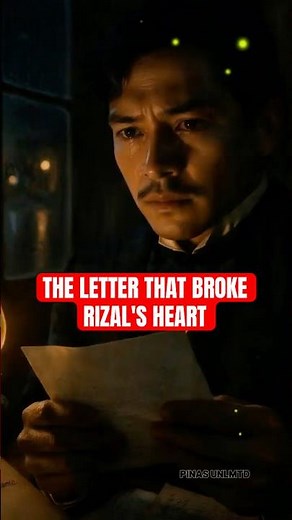 The Letter That Broke Rizal's Heart #philippinehistory #shorts #joserizal