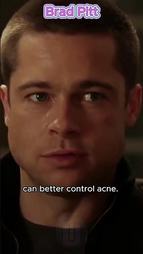 Brad Pitt's Acne Journey
