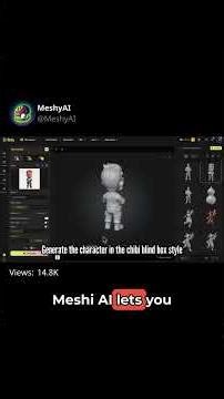 MeshyAI Just Made 3D Models Look Like Van Gogh Paintings 🎨