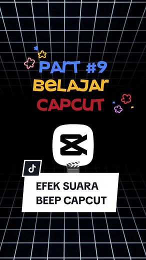 Cara buat effect suara beep di capcut ! #capcut #capcutedit #efeksuaracapcut #turorialcapcut #editvideocapcut #davinateknosr #davinatekno