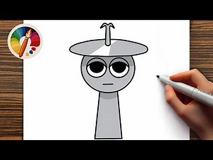 How to draw CLUKR | Incredibox Sprunki | Step by step