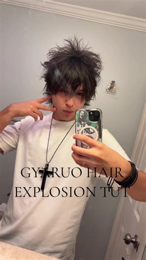 Gyaruo Hair Explosion Tutorial for Short Hair