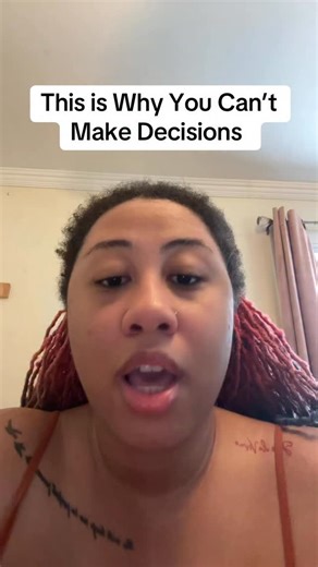 Jazz Heals on Instagram: "The reason you can’t make decisions is because you don’t know the difference between a decision and a choice. Choices are made before the experience. Decisions are made after the experience. You are expecting decision level clarity with zero experience and punishing yourself when the result is not enjoyable. Also, FYI (for those who sit still in indecision) Indecision becomes the choice. It’s the choice to let life and other external factors default your reality. Warnin