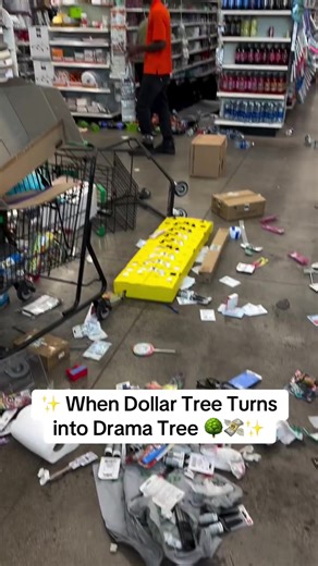Chopping down Dollar Tree💵🌲🪓💵#fight #conflict #mad #angry #destroyed