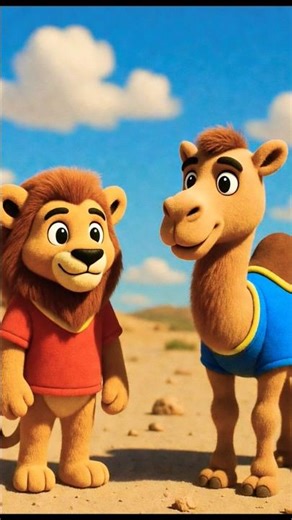 Cute Funny Shorts #lion #camel #funny