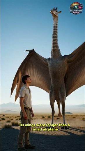This Thing Was Bigger Than a Giraffe… And It Could Fly 😳#quetzalcoatlus