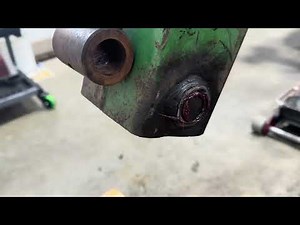 Tractor how to remove a stuck pin