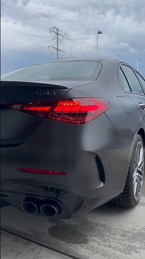 New 2026 AMG C43 Exhaust Sound // I didn’t expect the pops and bangs!