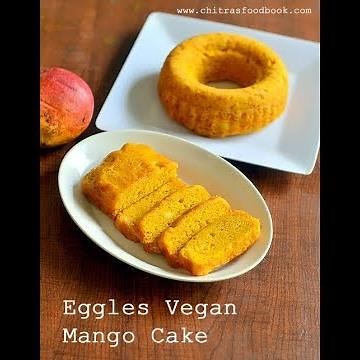 Eggless Mango Cake Recipe Without Condensed Milk - Vegan Mango Cake