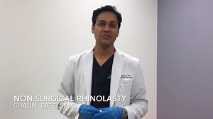 Non-surgical nose job using dermal filler (Restylane)