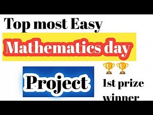 Maths day project easy|Maths day project working model|Mathematics day project|Mathematics day chart