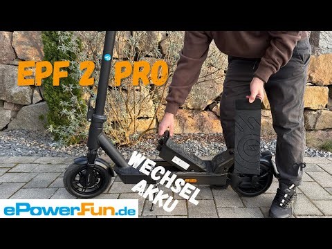 ePF-2 Pro mit Wechselakku – ePowerFun Scooter im Test