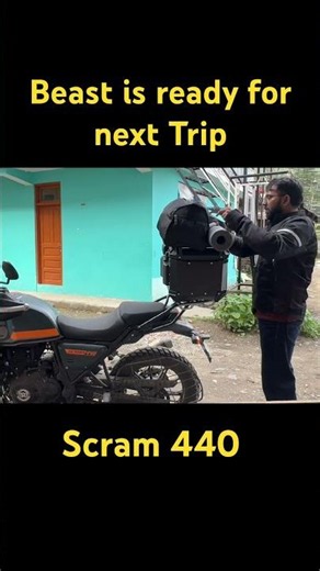 Beast is ready for next Adventure | #scram440 #royalenfield #shortsfeed #ytshorts