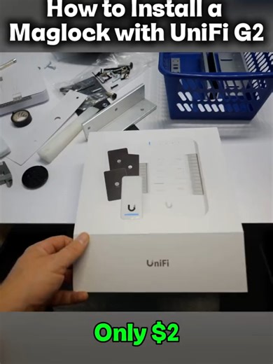 Installing UniFi Access G2 Door System; Full Smart Access Control Setup (Maglock Install) (2/2) #lowvoltagetechnician #ethernetcable #ubiquiti #unifi #lowvoltagetech #ethernet