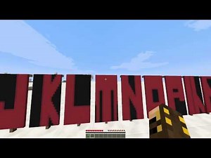 Minecraft: Alphabet with Banners