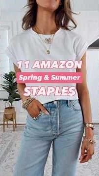 Spring and Summer Staples You Need | Shop link in bio under Amazon Storefront #basicoutfit