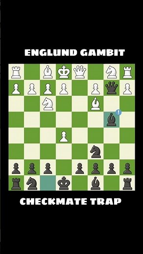 Englund Gambit: Fastest Checkmate Trick 🔥