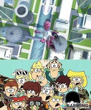 The Backyardigans Loud House Meme: Louds React To Repairman Austin Falling