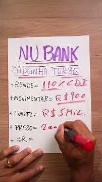 Como funciona a CAIXINHA TURBO DO NUBANK